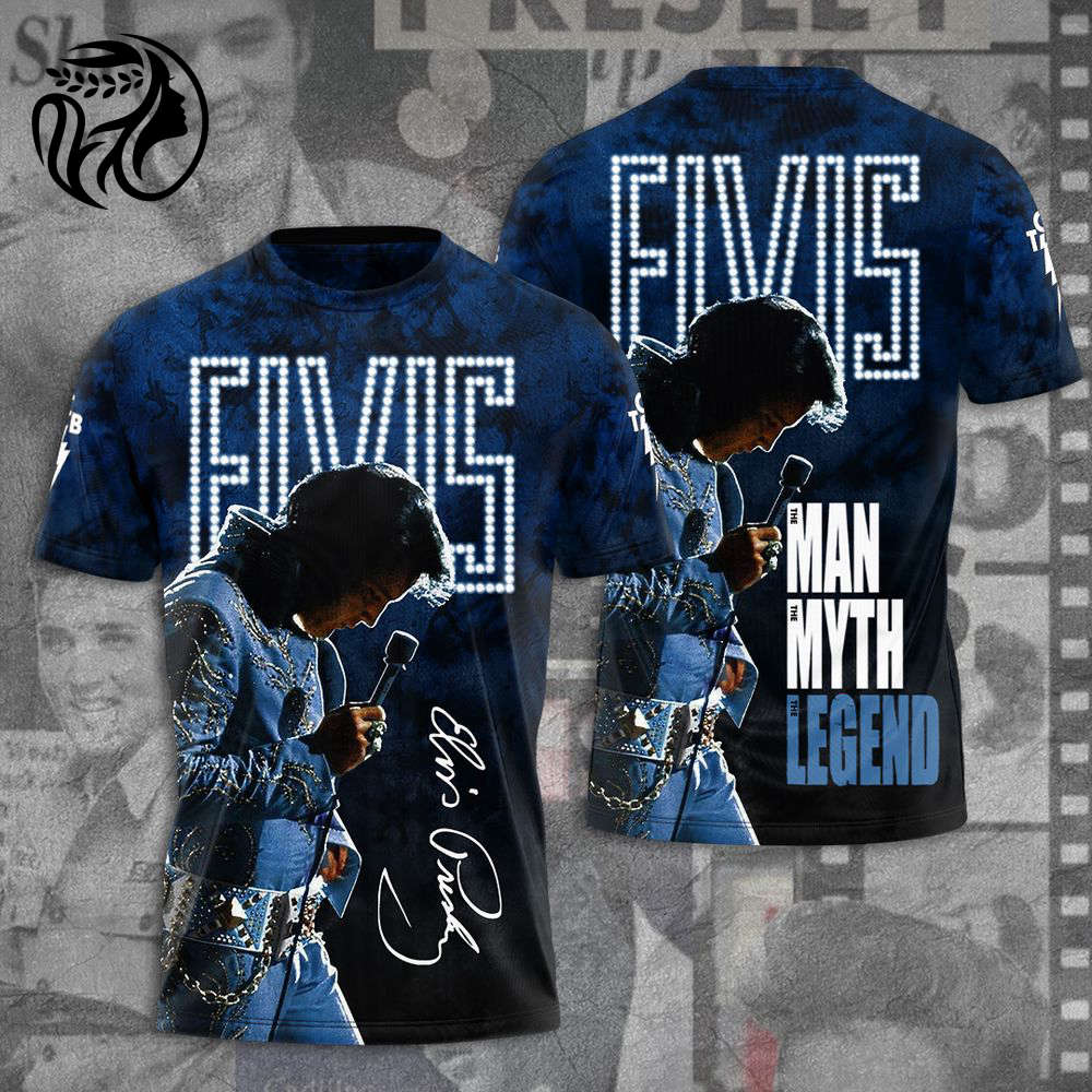 Elvis Presley 3D All Over Print Hoodie , Sweatshirt T-Shirt – Gift for Women Men – Christmas Gift