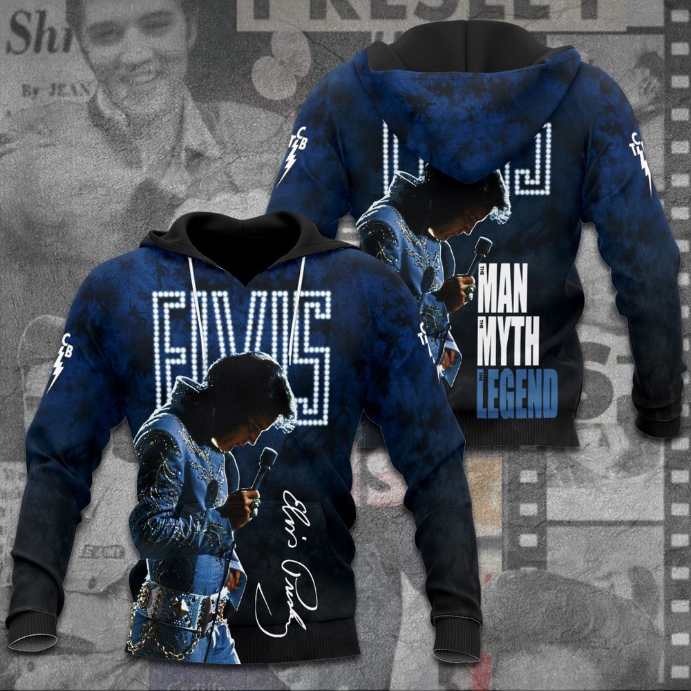 Elvis Presley 3D All Over Print Hoodie , Sweatshirt T-Shirt – Gift for Women Men – Christmas Gift