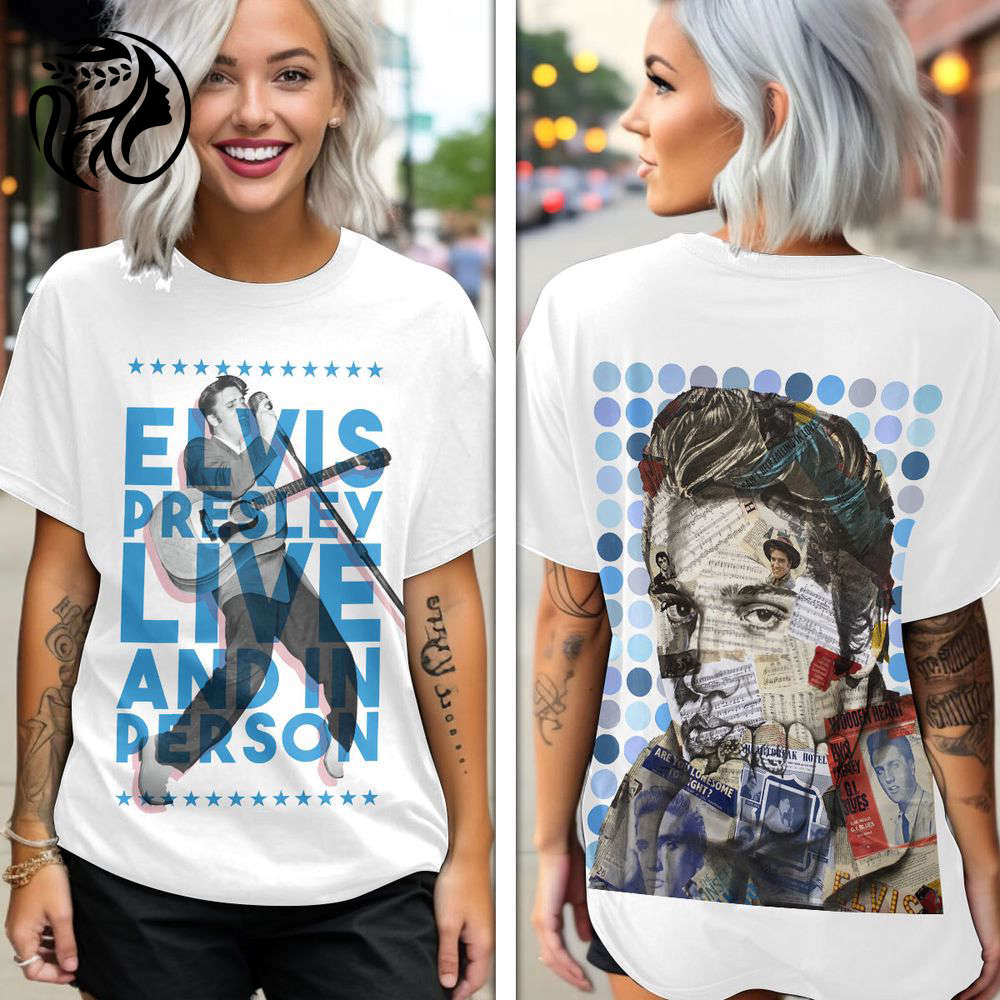 Elvis Presley 3D All Over Print Hoodie , Sweatshirt T-Shirt – Gift for Women Men – Christmas Gift