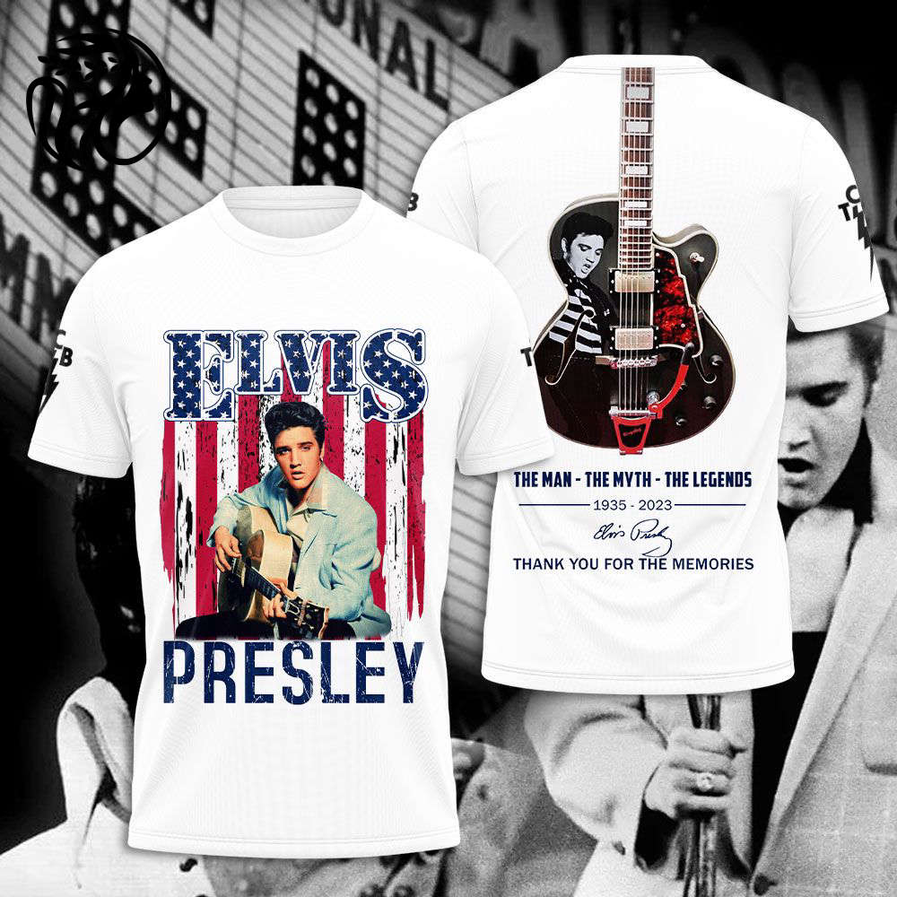 Elvis Presley 3D All Over Print Hoodie , Sweatshirt T-Shirt – Gift for Women Men – Christmas Gift