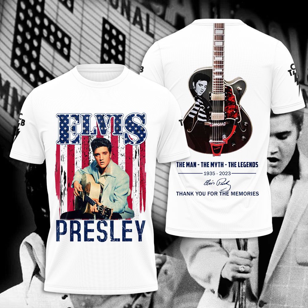 Elvis Presley 3D All Over Print Hoodie , Sweatshirt T-Shirt – Gift for Women Men – Christmas Gift