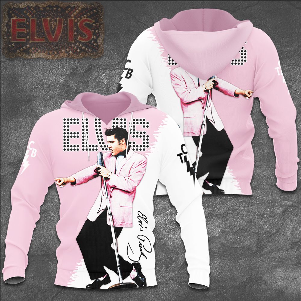 Elvis Presley 3D All Over Print Hoodie , Sweatshirt T-Shirt – Gift for Women Men – Christmas Gift