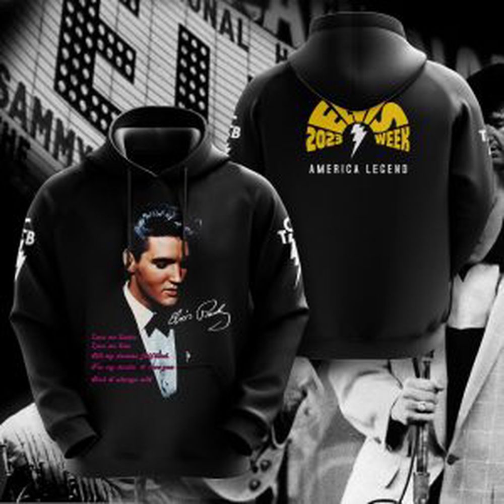Elvis Presley 3D All Over Print Hoodie , Sweatshirt T-Shirt – Gift for Women Men – Christmas Gift