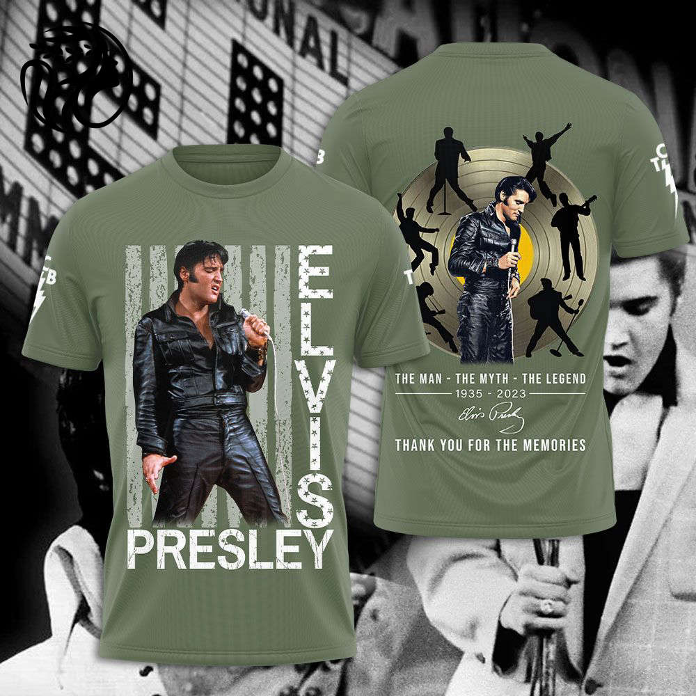 Elvis Presley 3D All Over Print Hoodie , Sweatshirt T-Shirt – Gift for Women Men – Christmas Gift