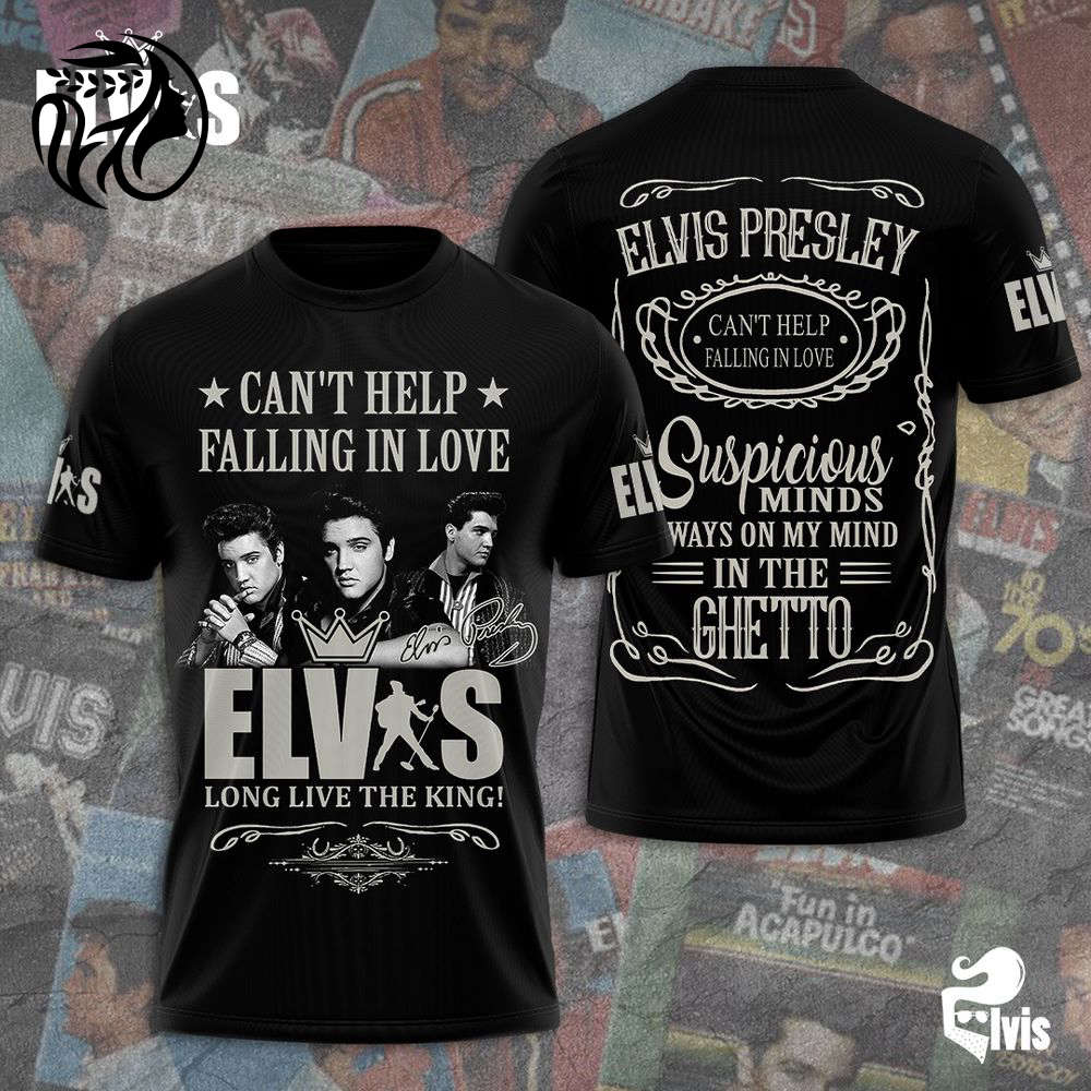 Elvis Presley 3D All Over Print Hoodie , Sweatshirt T-Shirt – Gift for Women Men – Christmas Gift