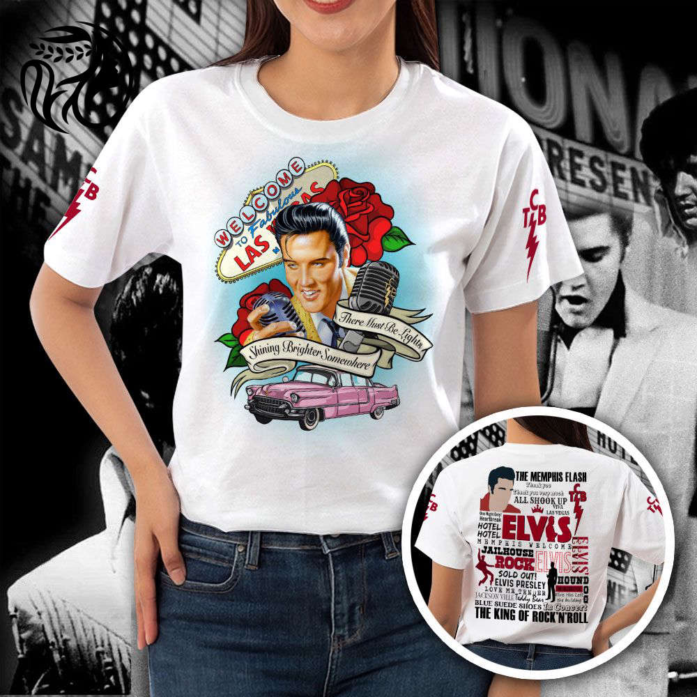 Elvis Presley 3D All Over Print Hoodie , Sweatshirt T-Shirt – Gift for Women Men – Christmas Gift