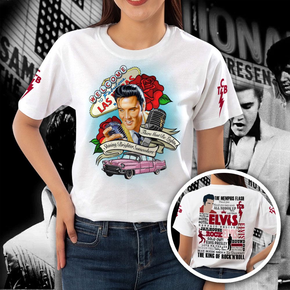 Elvis Presley 3D All Over Print Hoodie , Sweatshirt T-Shirt – Gift for Women Men – Christmas Gift
