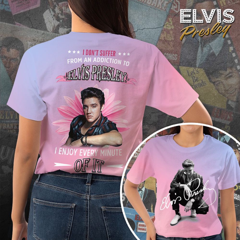Elvis Presley 3D All Over Print Hoodie , Sweatshirt T-Shirt – Gift for Women Men – Christmas Gift