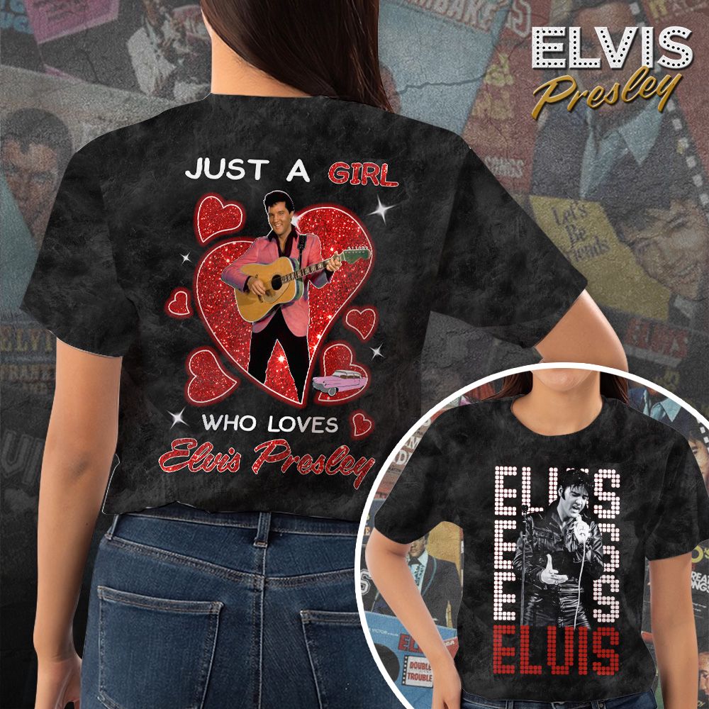 Elvis Presley 3D All Over Print Hoodie , Sweatshirt T-Shirt – Gift for Women Men – Christmas Gift
