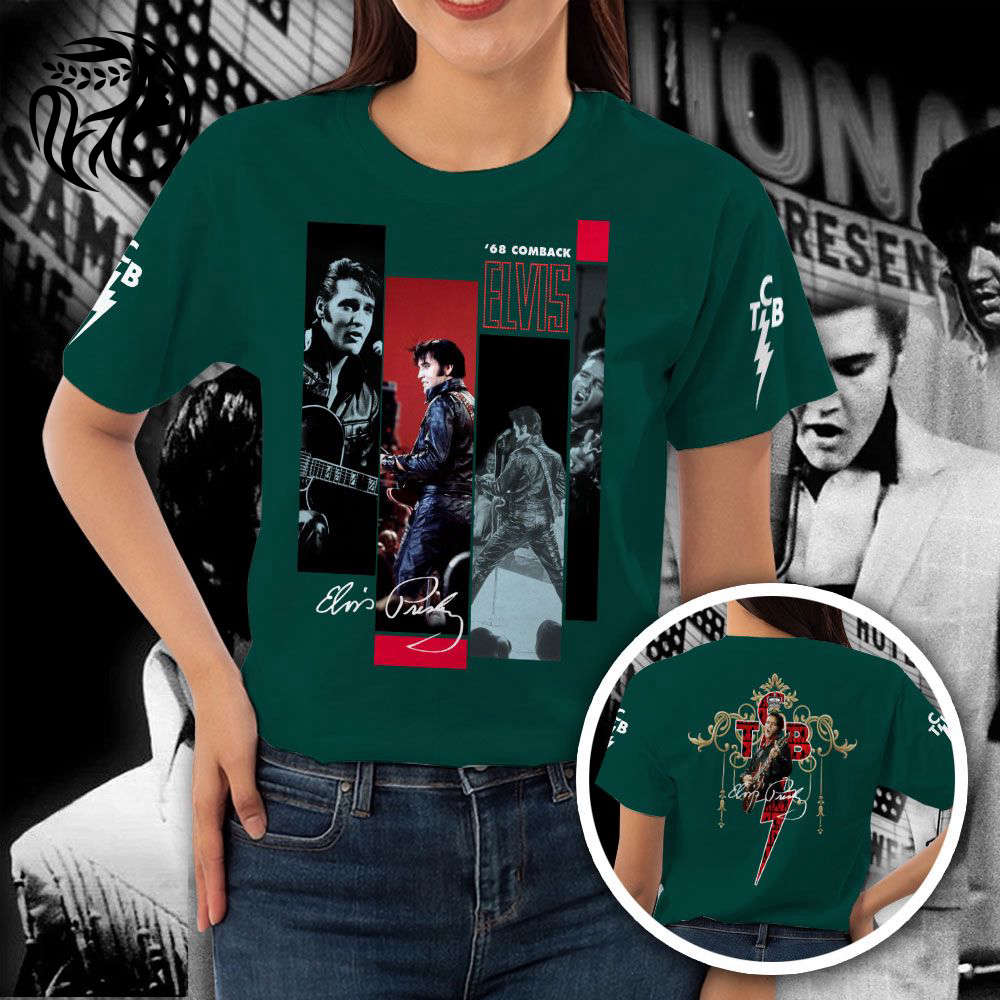 Elvis Presley 3D All Over Print Hoodie , Sweatshirt T-Shirt – Gift for Women Men – Christmas Gift