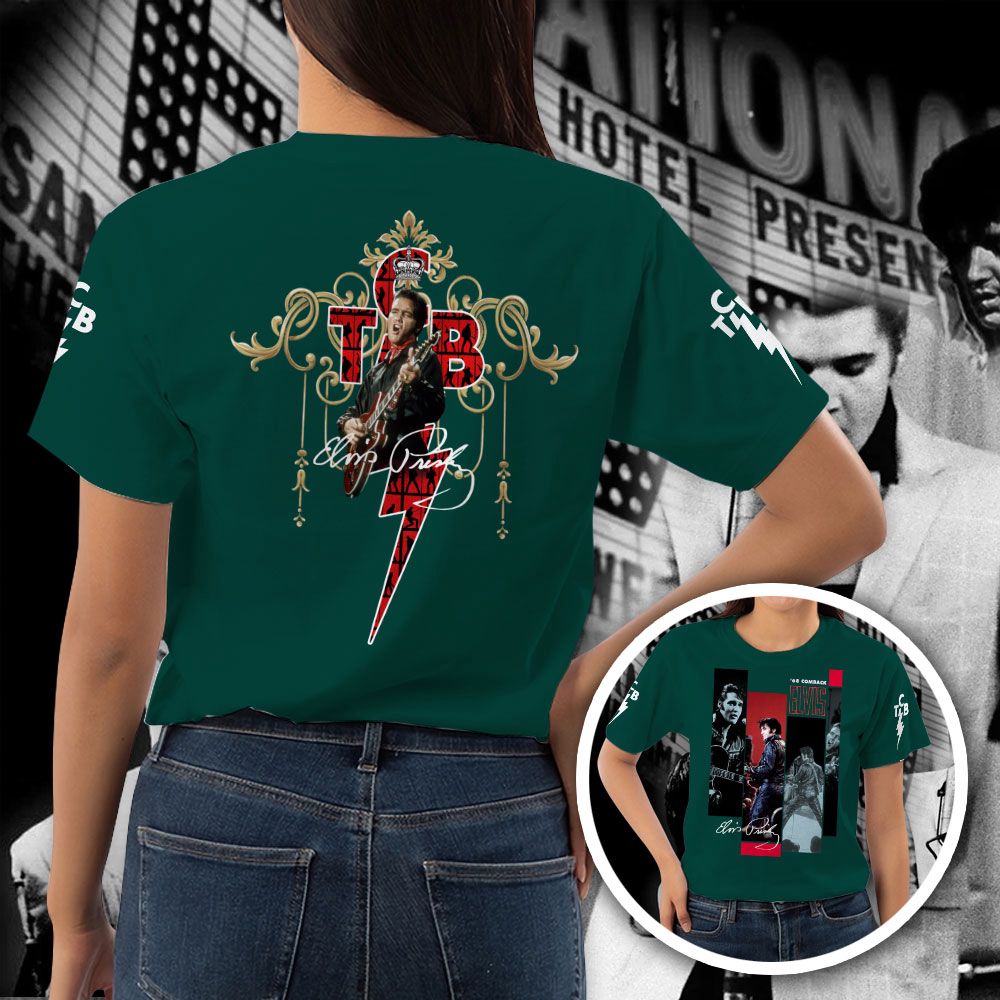 Elvis Presley 3D All Over Print Hoodie , Sweatshirt T-Shirt – Gift for Women Men – Christmas Gift