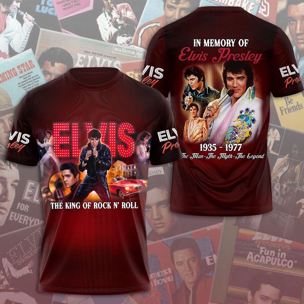 Elvis Presley 3D All Over Print Hoodie , Sweatshirt T-Shirt – MAITM 7287