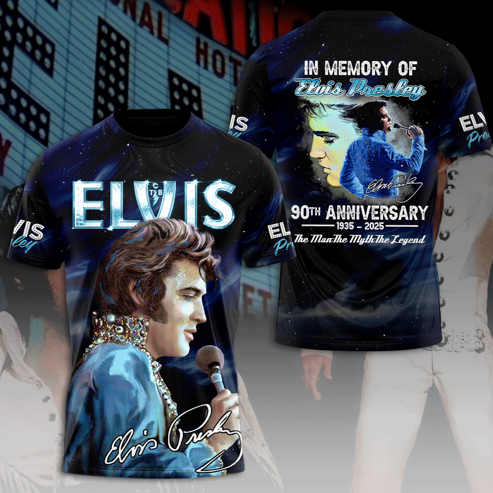 Elvis Presley 3D All Over Print Hoodie , Sweatshirt T-Shirt – MAITM 7390