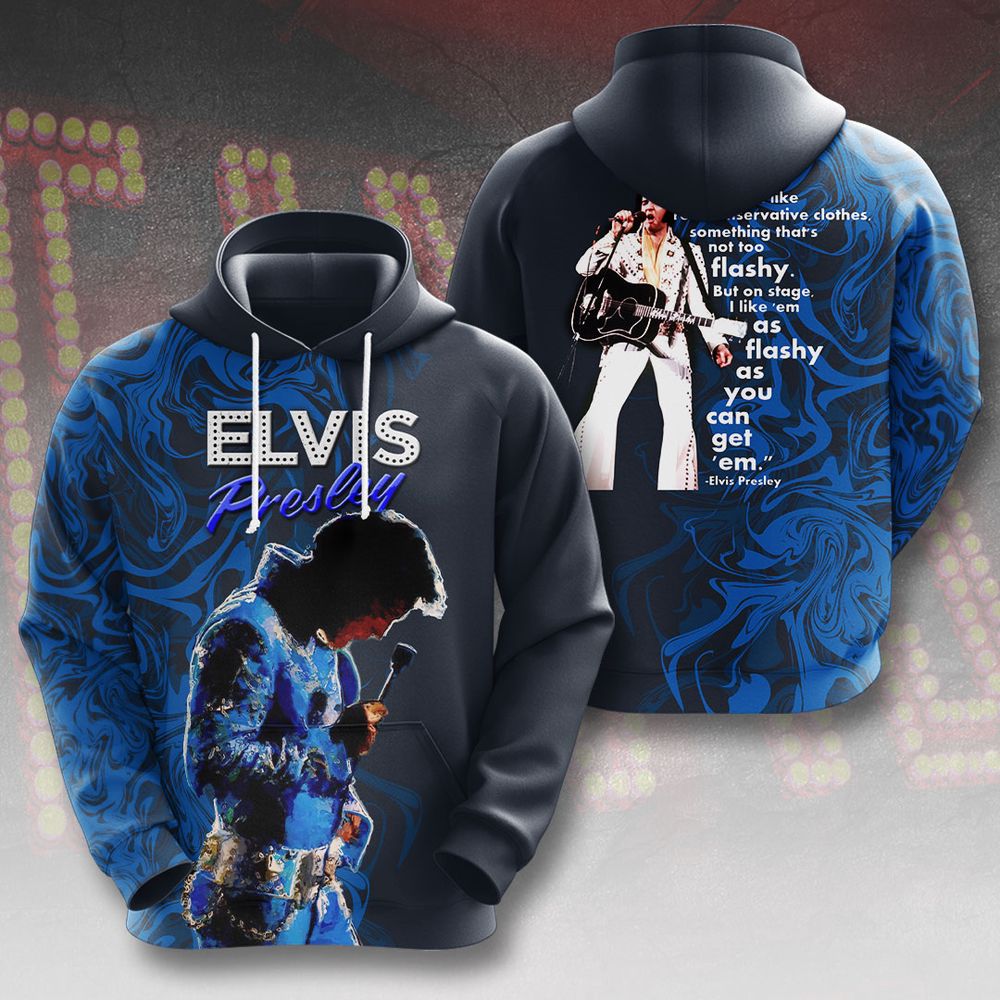 Elvis Presley 3D All Over Print Hoodie , Sweatshirt T-Shirts – Gift for Women – Christmas Gift