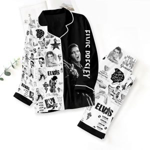 Elvis Presley Button Down Pajamas Set –  ANHNV2072