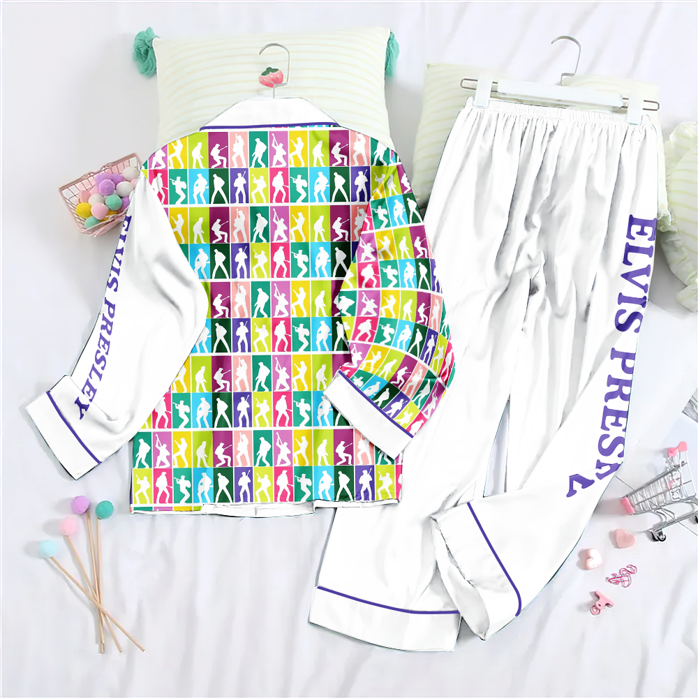 Elvis Presley Button Down Pajamas Set –  NGHIAVT 0861