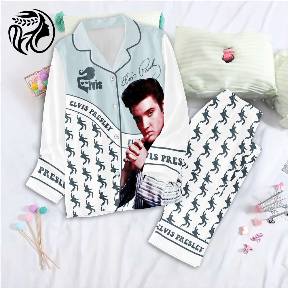 Elvis Presley Button Down Pajamas Set –  NGHIAVT 0995