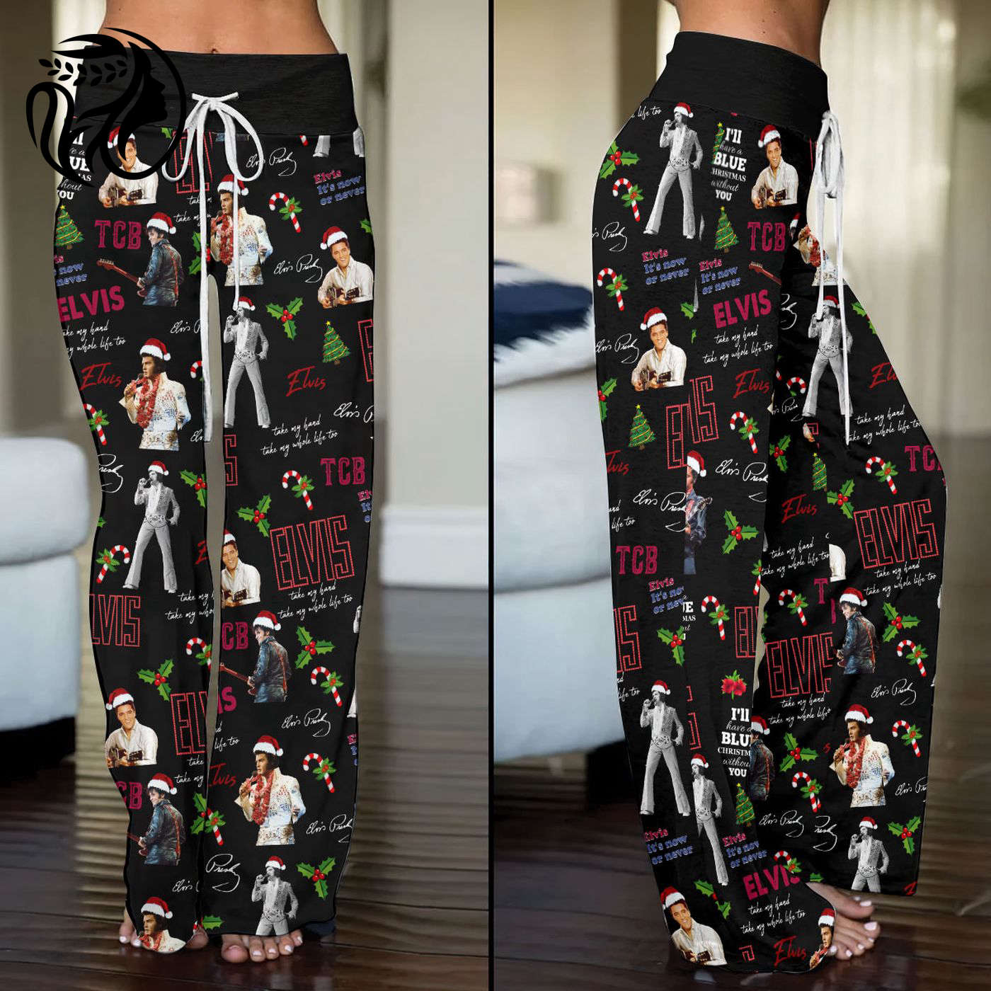 Elvis Presley High-Waisted Straight-Leg Trousers  – Gift for Women