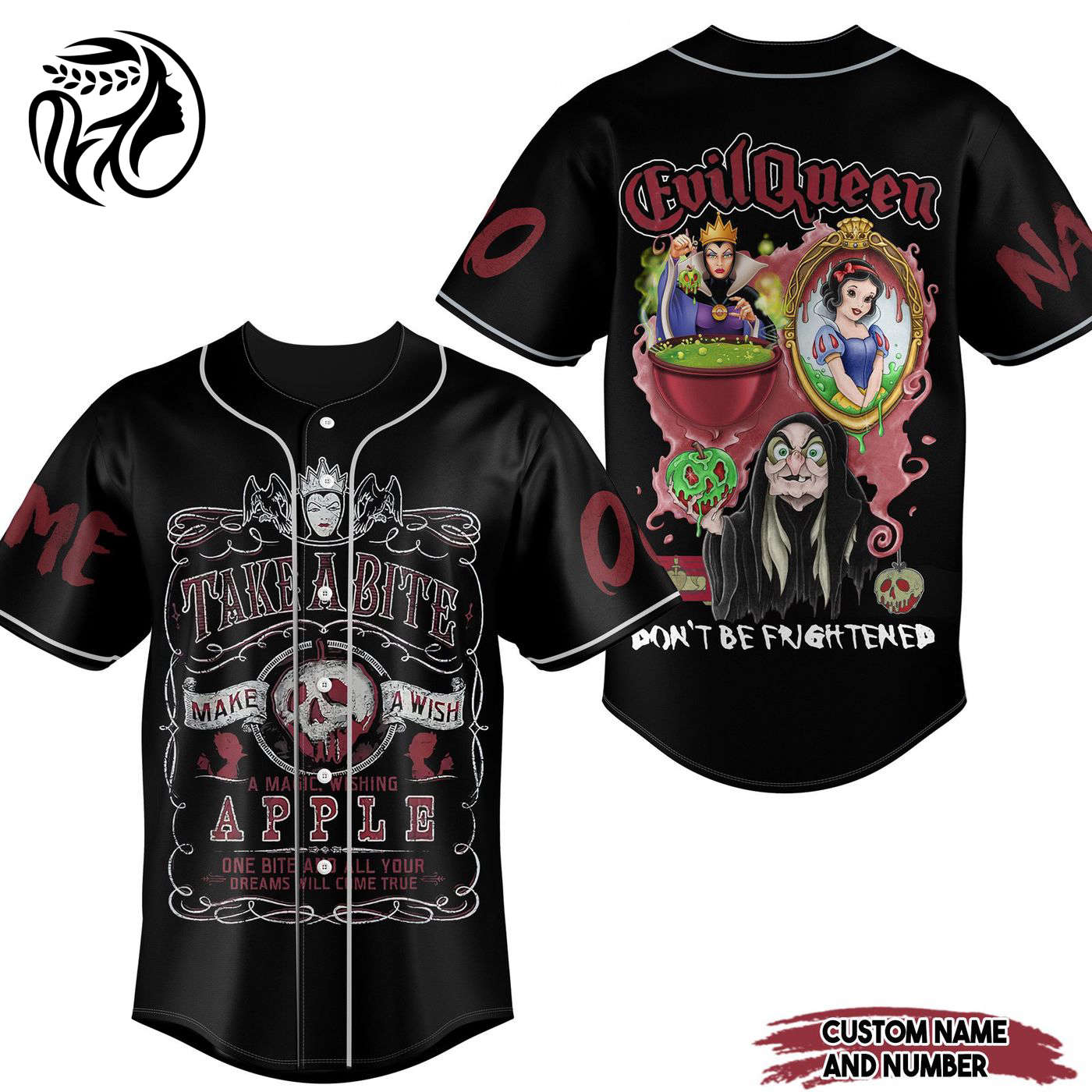 Evil Queen Baseball Jersey For Men Women And Kids Gift