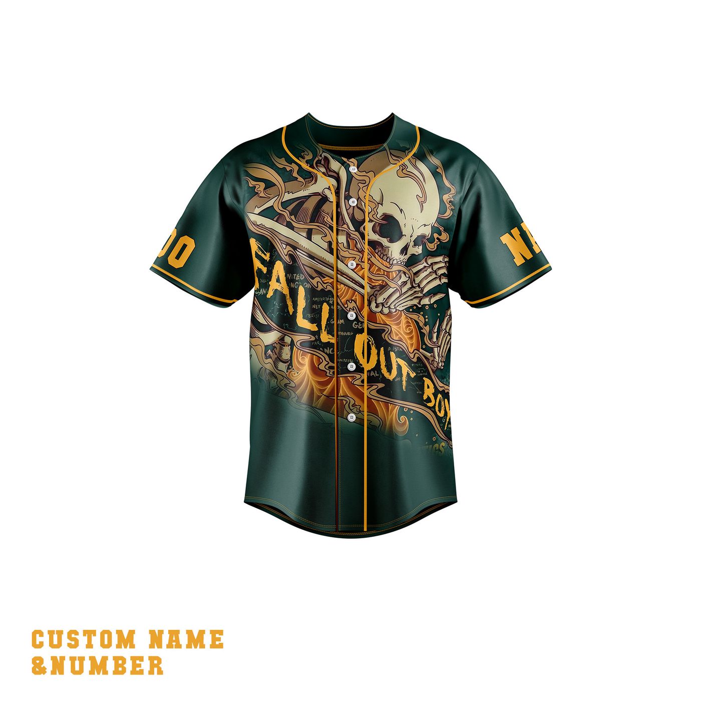 Fall Out Boy Baseball Jersey For Men Women And Kids Gift