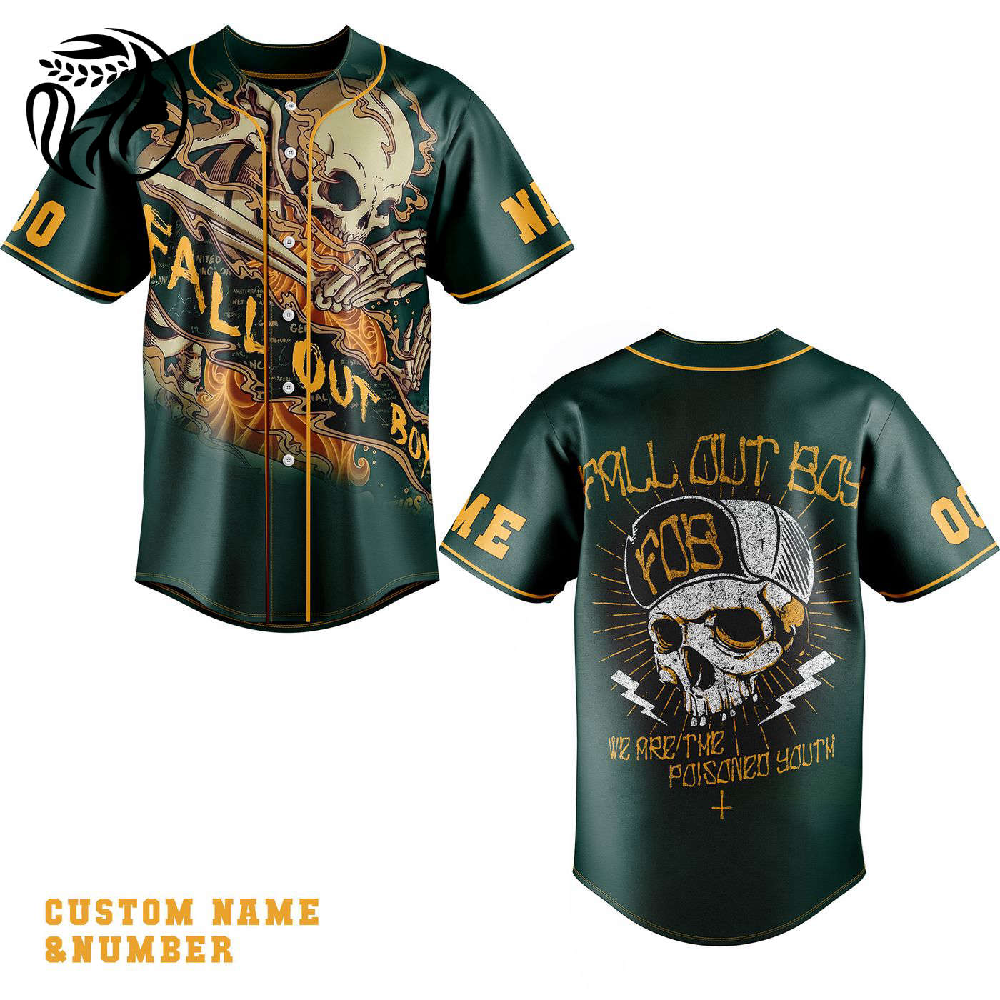 Fall Out Boy Baseball Jersey For Men Women And Kids Gift