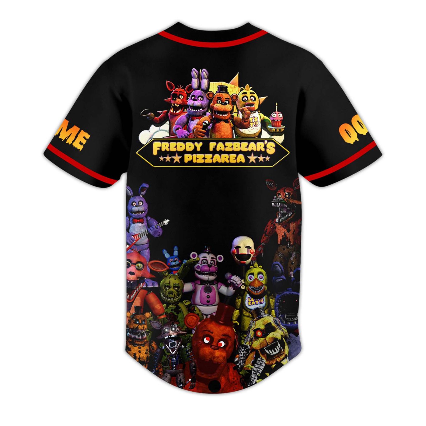 Five Nights at Freddy Baseball Jersey For Men Women And Kids Gift