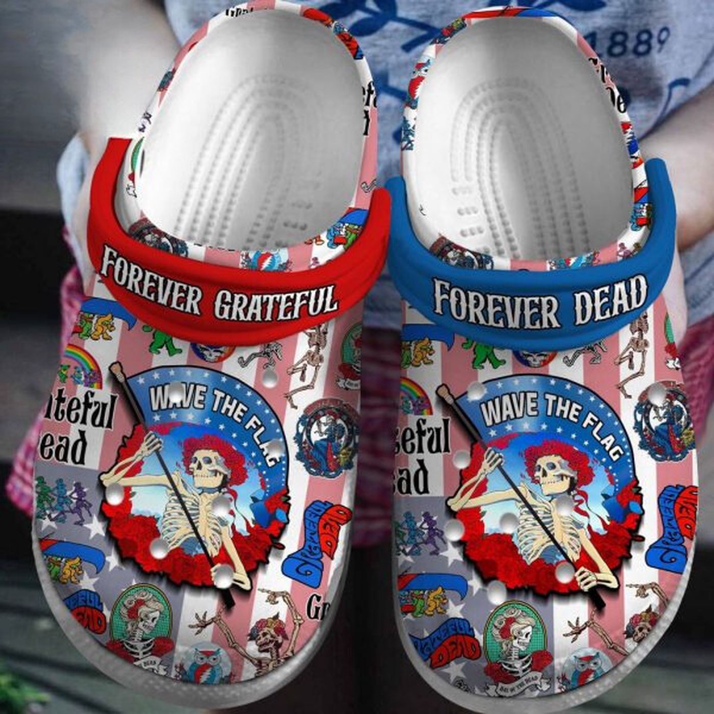 Forever Grateful Colorful Clogs For Men & Women
