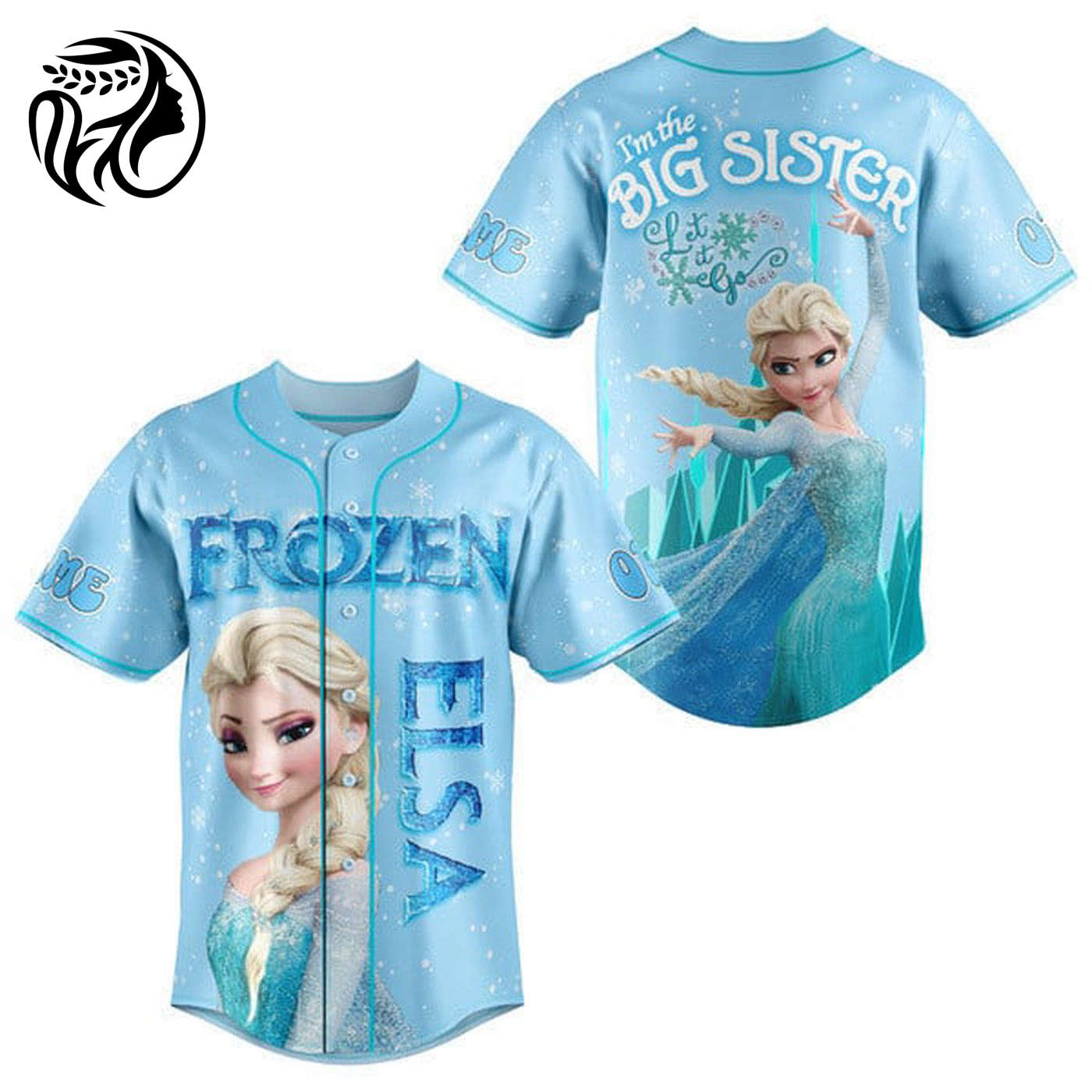 Frozen Elsa Baseball Jersey For Men Women And Kids Gift