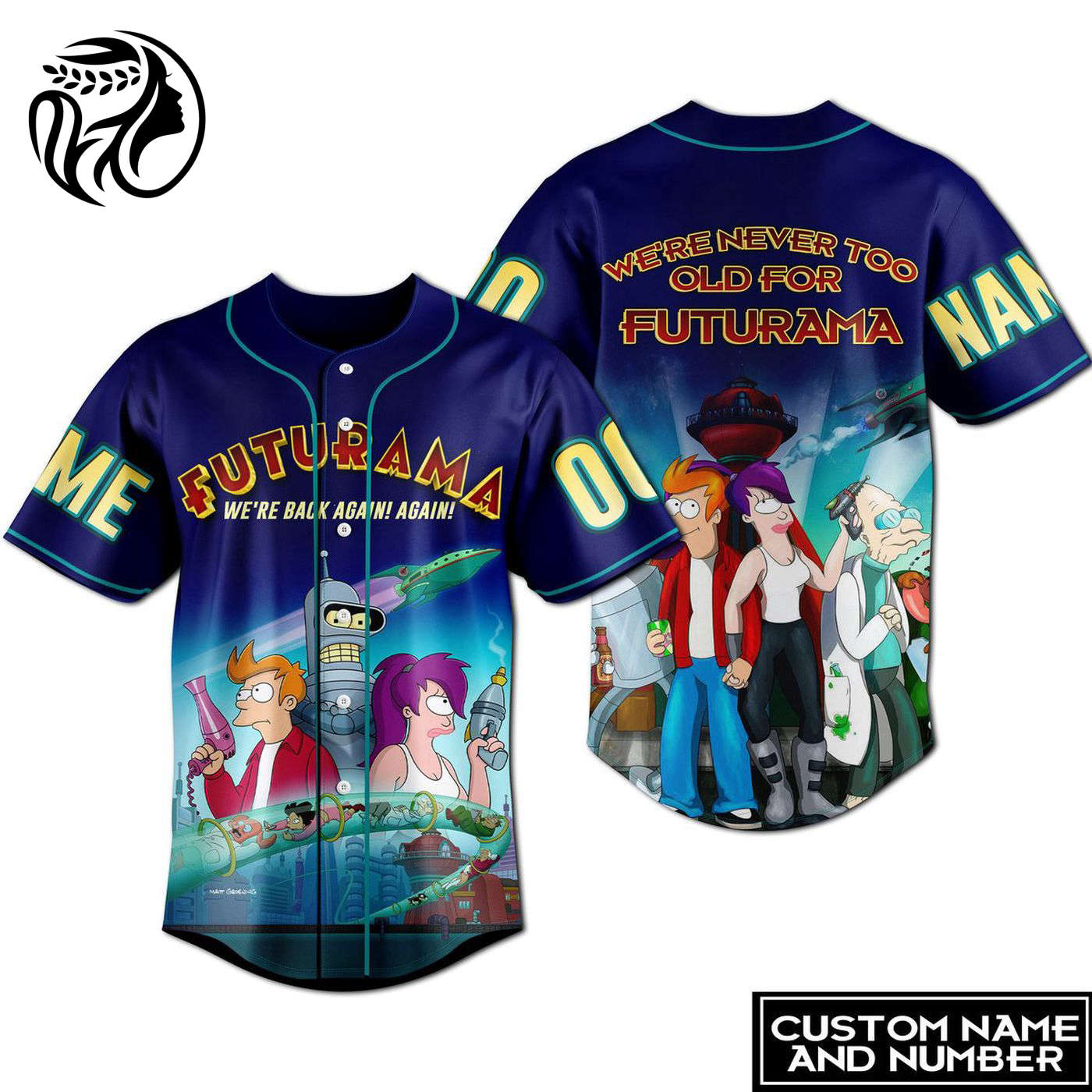Futurama Baseball Jersey For Men Women And Kids Gift