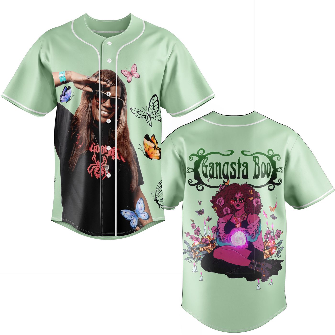 Gangsta Boo Baseball Jersey For Men Women And Kids Gift