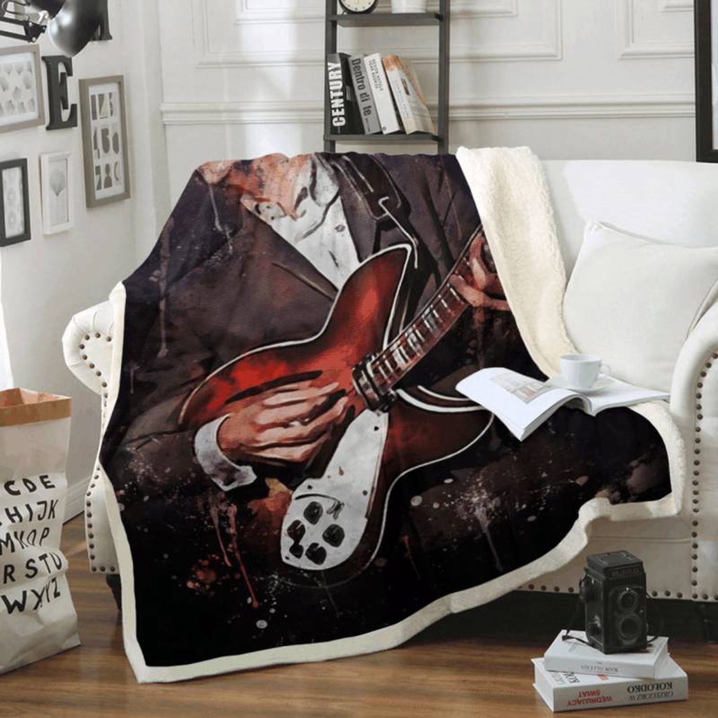 George Harrison The Beatles Fleece Blanket: A Must-Have for Fab Four Lovers