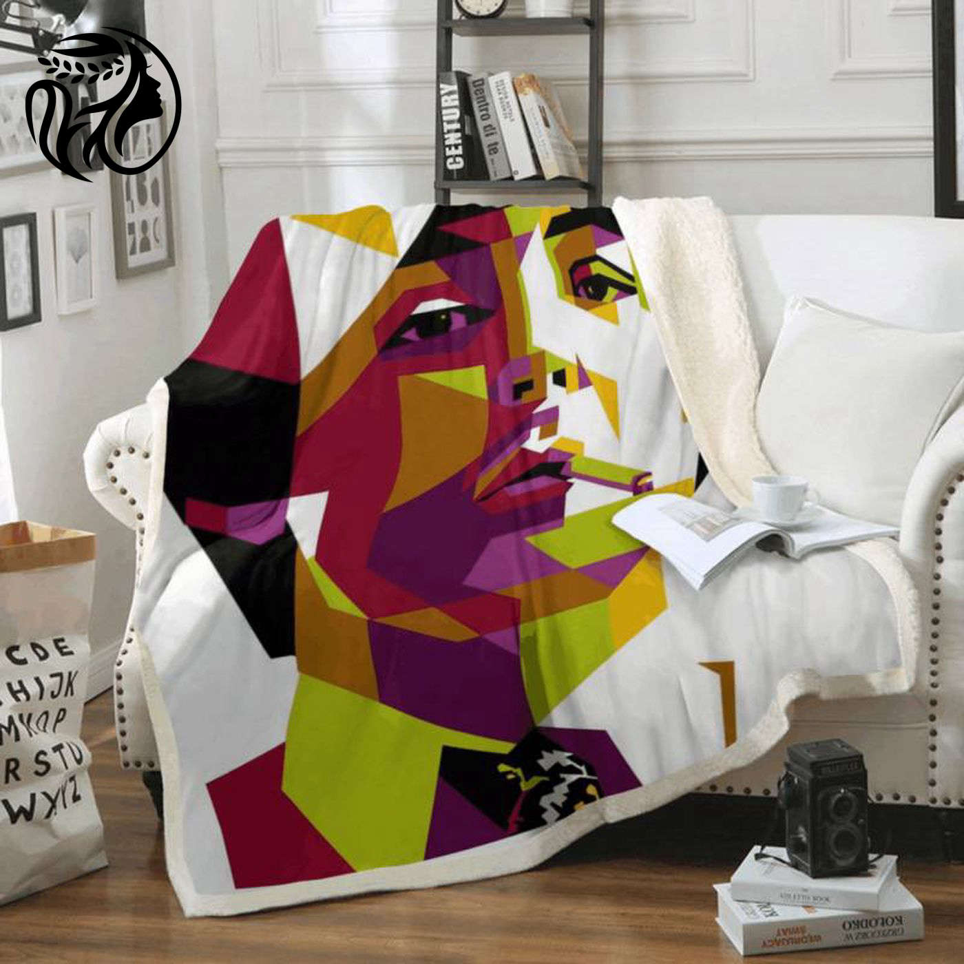 George Harrison Beatles Legend Fleece Blanket - Perfect Art for Fans
