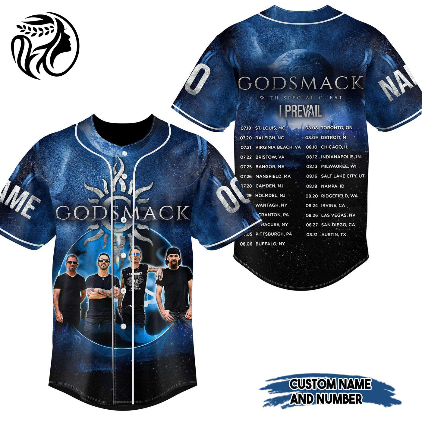 Godsmack Baseball Jersey For Men Women And Kids Gift