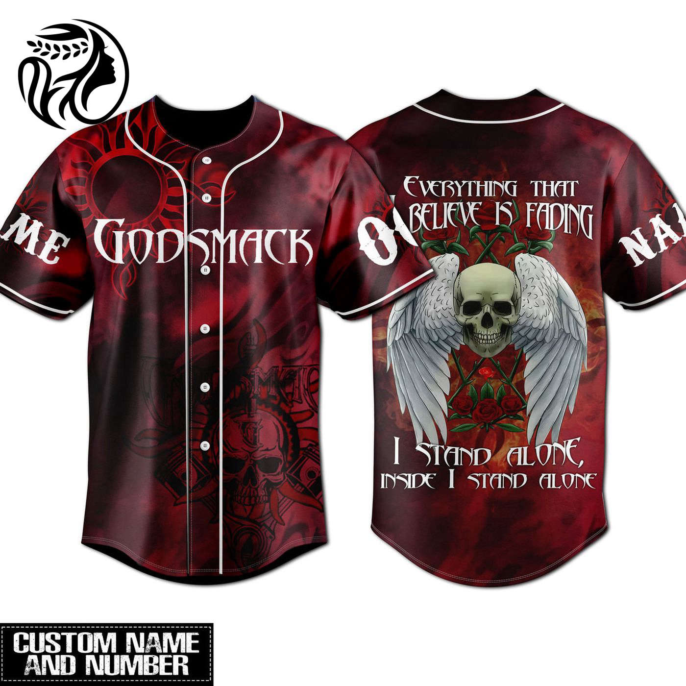 Godsmacks Baseball Jersey For Men Women And Kids Gift