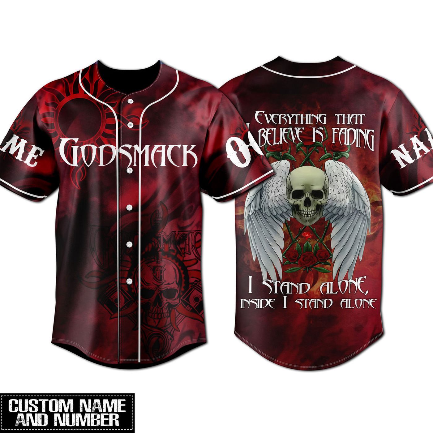 Godsmacks Baseball Jersey For Men Women And Kids Gift