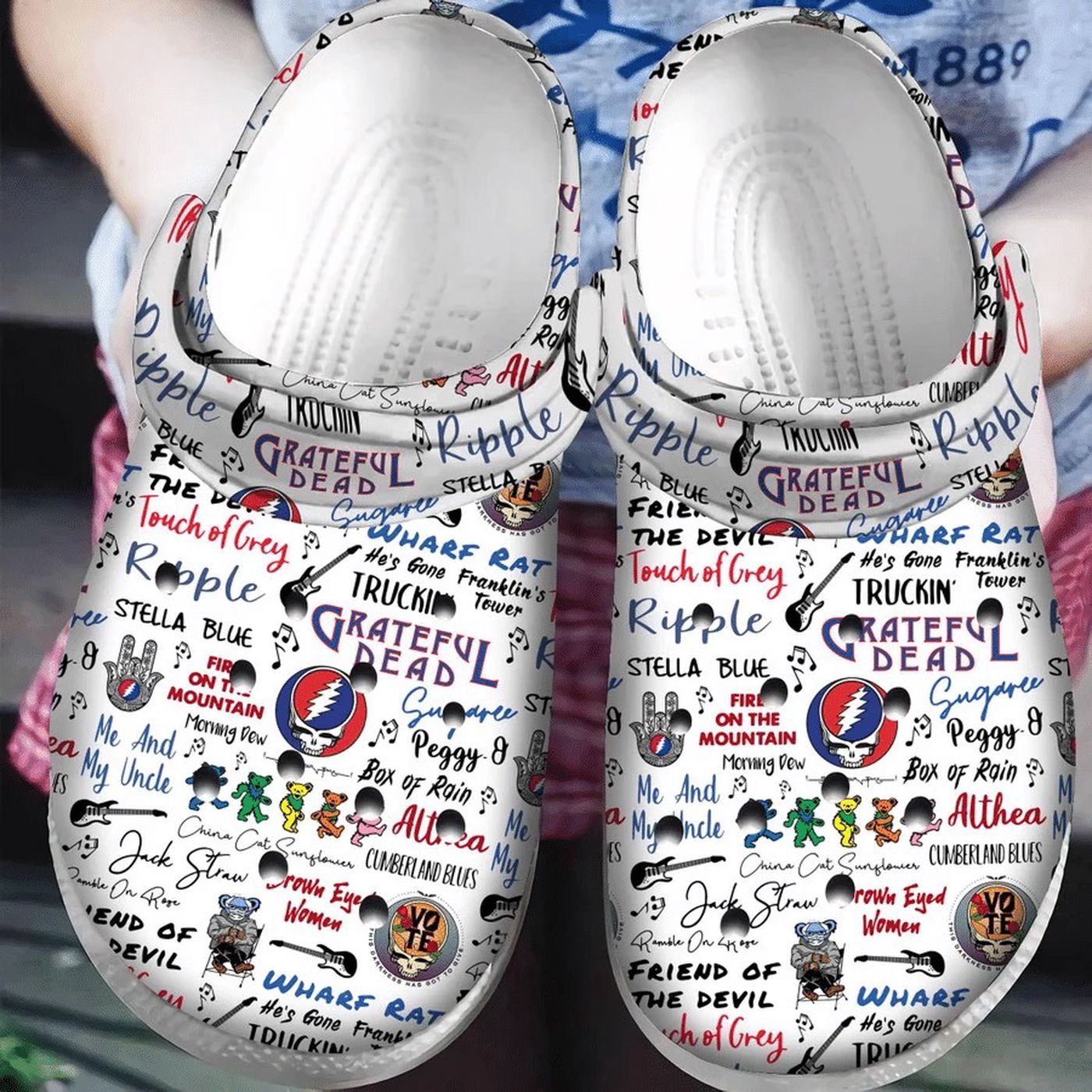 Grateful Dead Love 1i Crocs G95