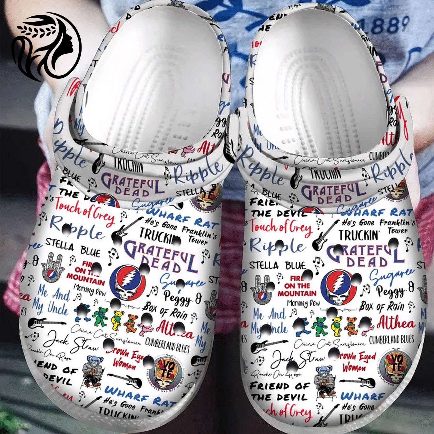 Grateful Dead Love 1i Crocs G95