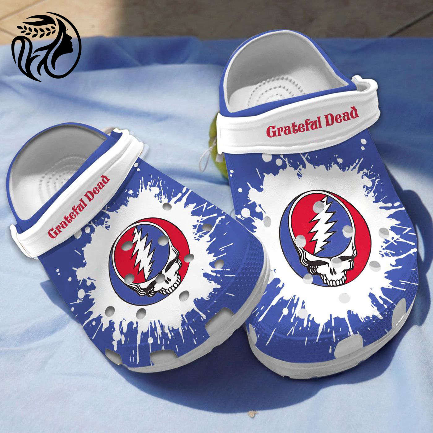 Grateful Dead Music Band Logo Clogs