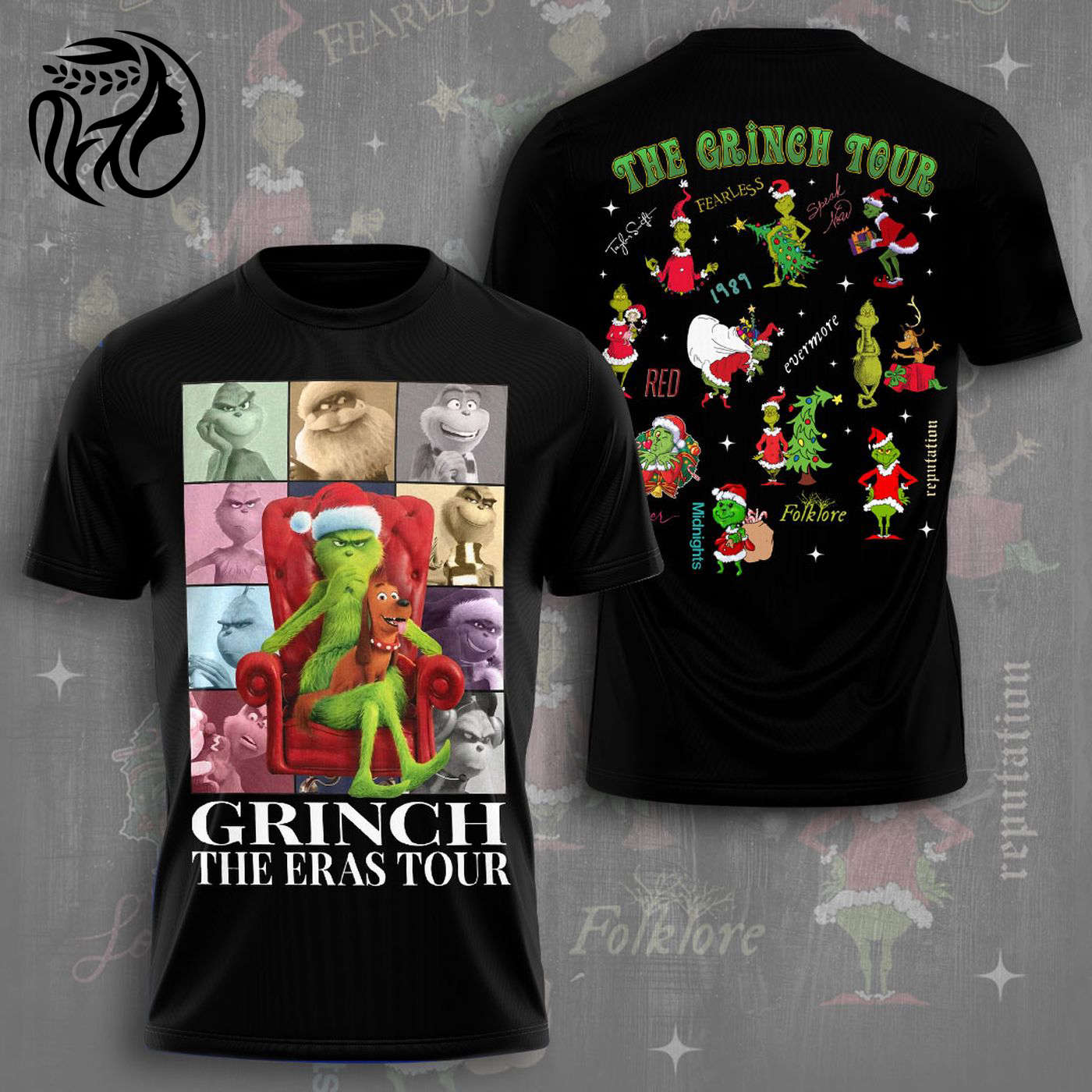 Grinch x Taylor Swift GiftD 3D T-Shirt – Sweatshirt – Hoodie: Unique Holiday Gift for Fans!