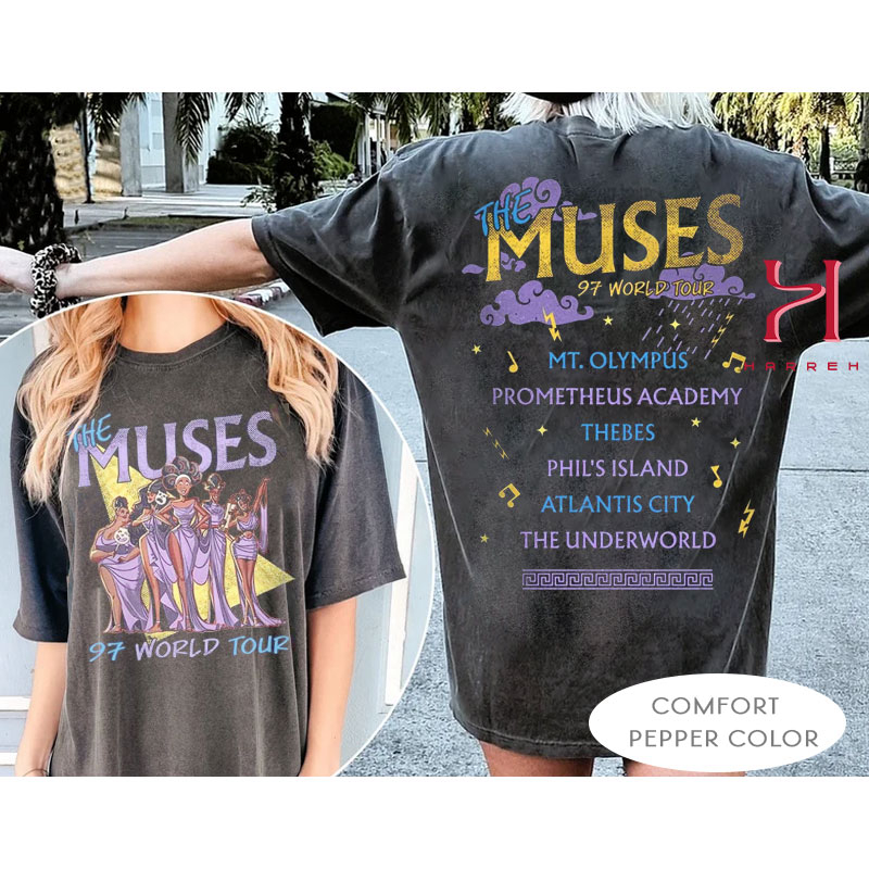 Hercules The Muses 97 Embroidered Shirts Sweater Hoodies