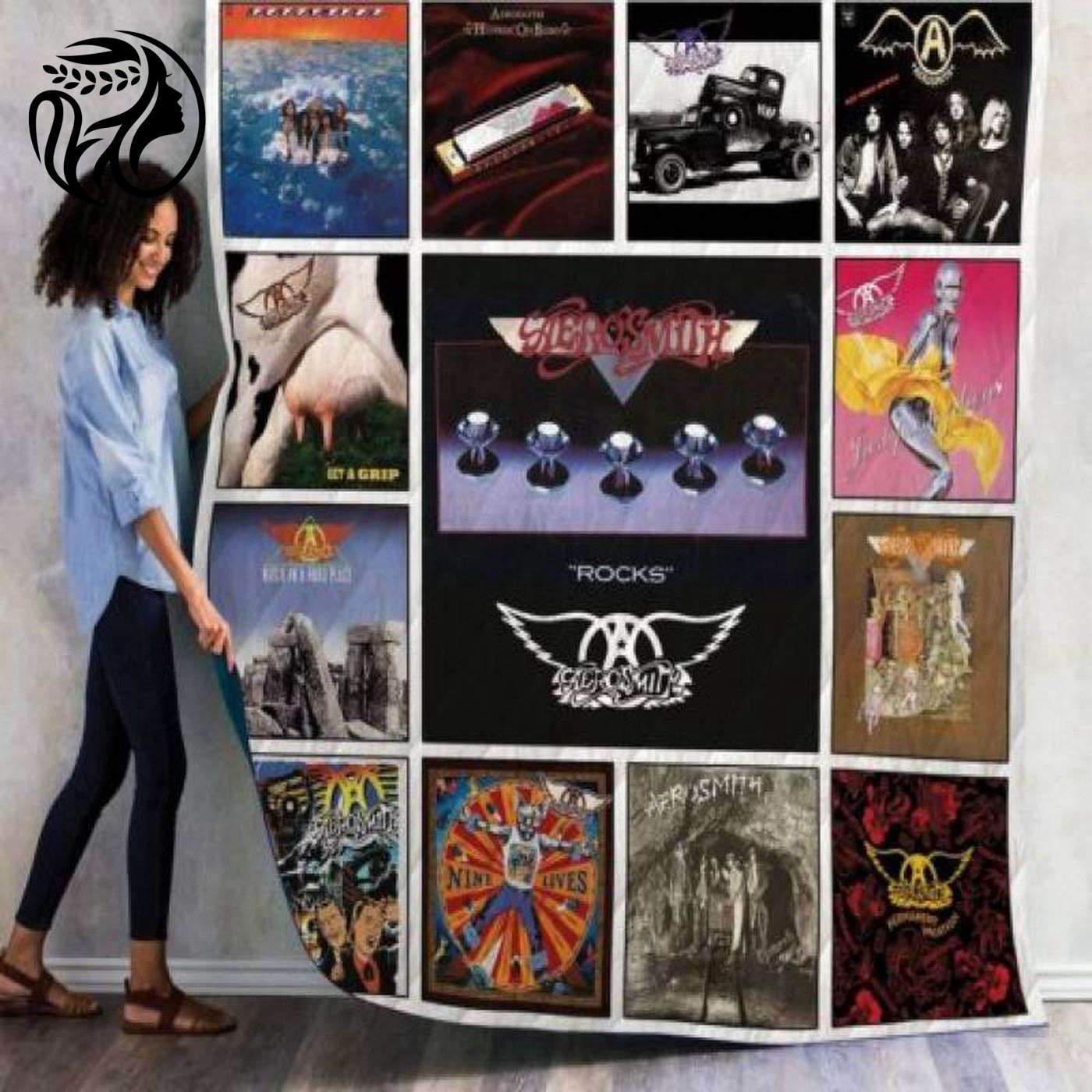 Aerosmith Album Fleece Blanket – Get Cozy with homesweetquilt s Range of Sizes: Small Medium Large X-Large – hf1708