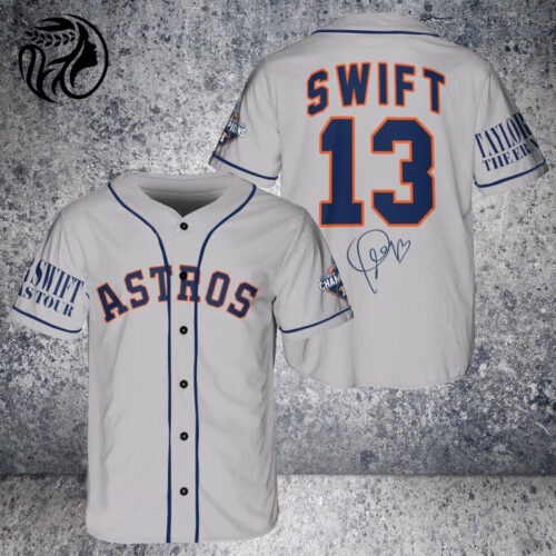 Houston Astros Taylor Swift Fan Baseball Jersey  - Gift for Men Women