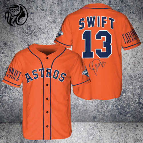 Houston Astros Taylor Swift Fan Baseball Jersey  - Gift for Men Women