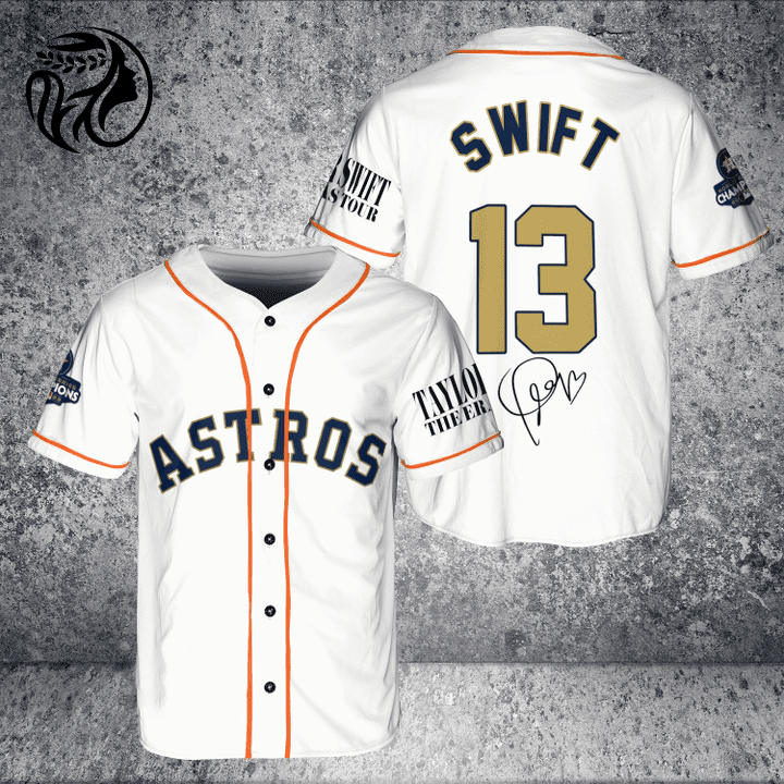 Houston Astros Taylor Swift Fan Baseball Jersey  - Gift for Men Women