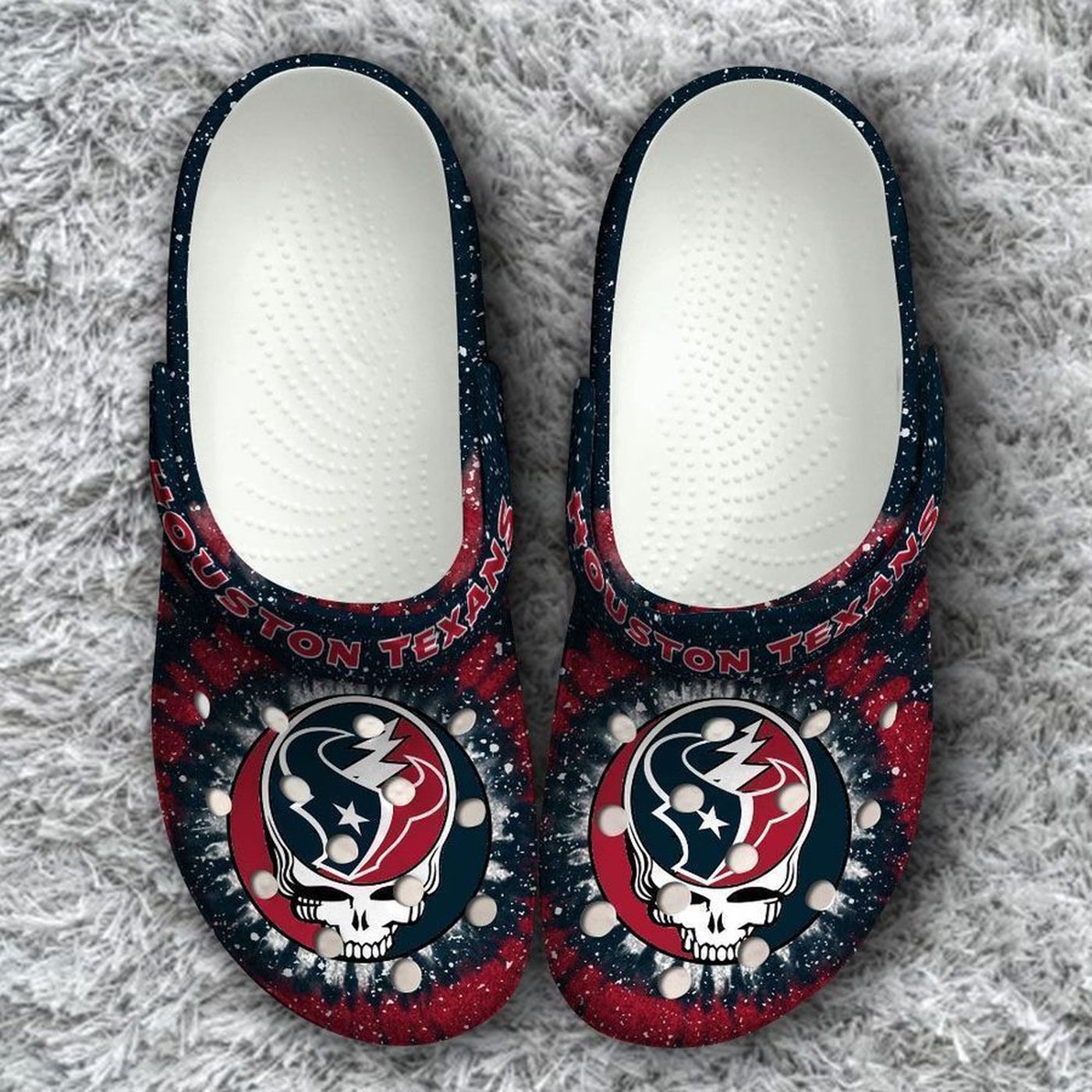 Houston Texans Grateful Dead Classic Unisex Classic Clogs For Fans Unisex Gifts 2024