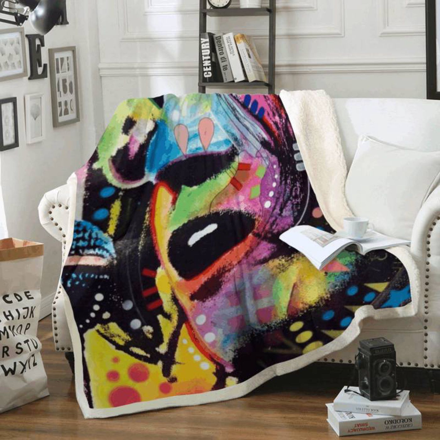 Beatles Band Art Fleece Blanket – John Lennon Tribute Limited Edition Collectible