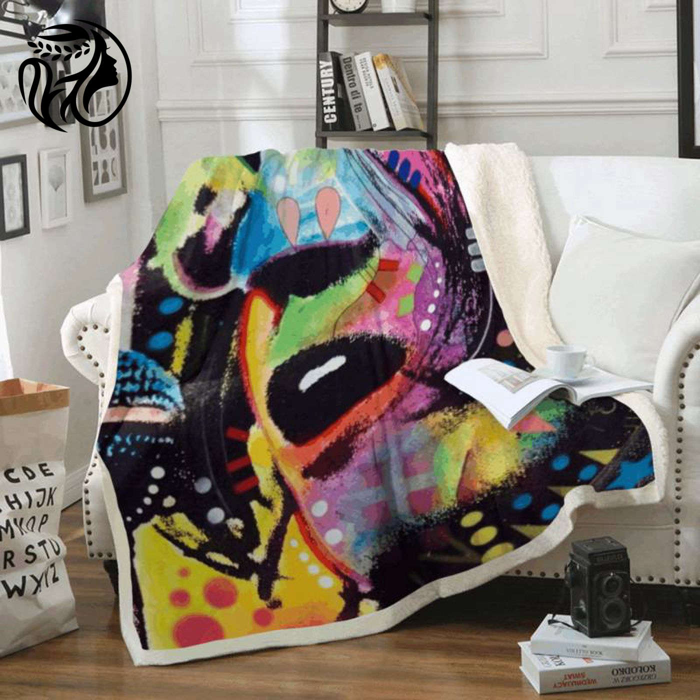 Beatles Band Art Fleece Blanket – John Lennon Tribute Limited Edition Collectible
