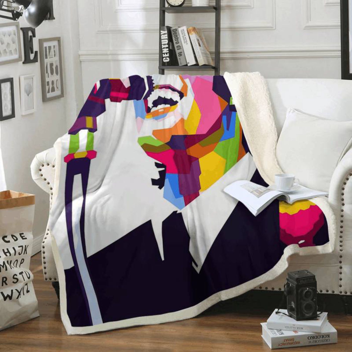 John Lennon Beatles Band Art Fleece Blanket: Perfect for Fans Cozy & Stylish John Lennon Beatles Band Art Fleece Blanket: Perfect for Fans Cozy & Stylish