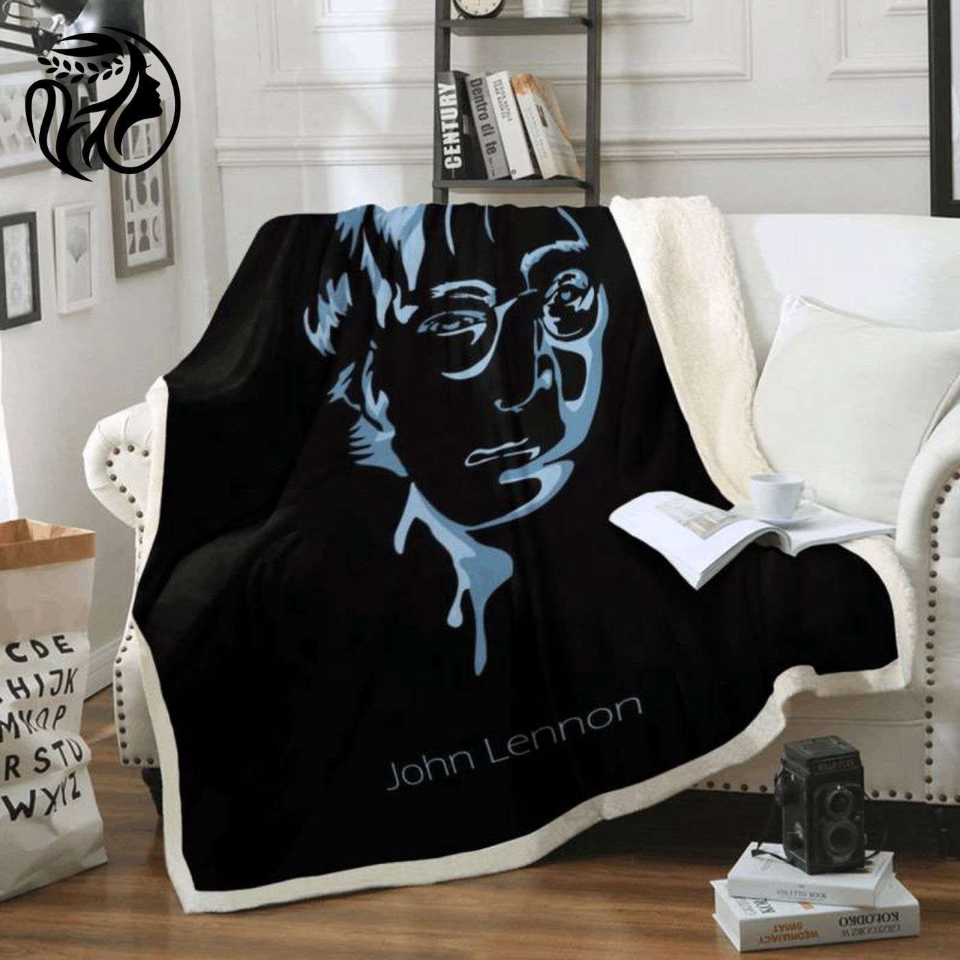 John Lennon Beatles Come Together Art Fleece Blanket: Cozy Tribute to Iconic Music Perfect Gift Idea