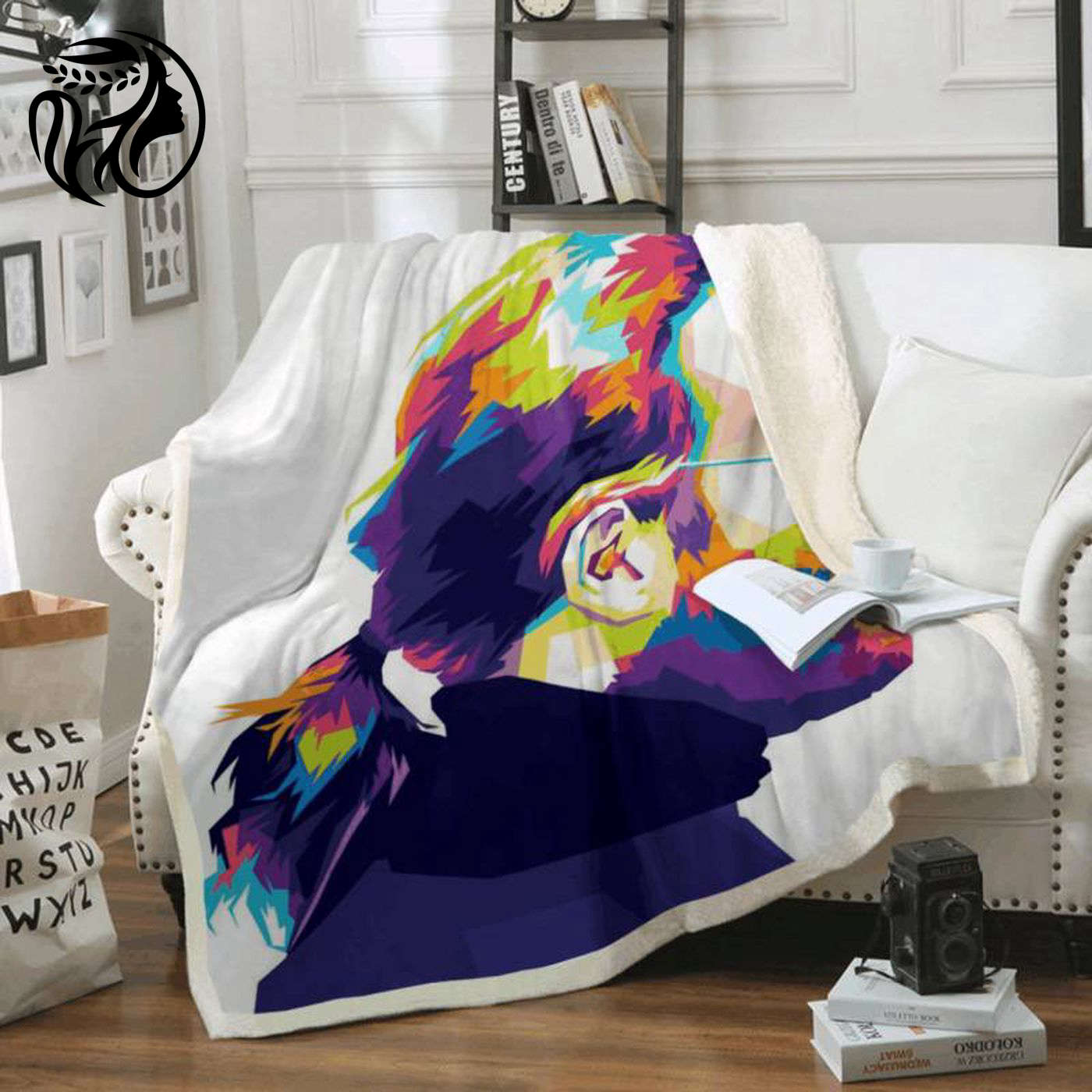 John Lennon Beatles Art Fleece Blanket: Perfect Gift for English Rock Band Fans